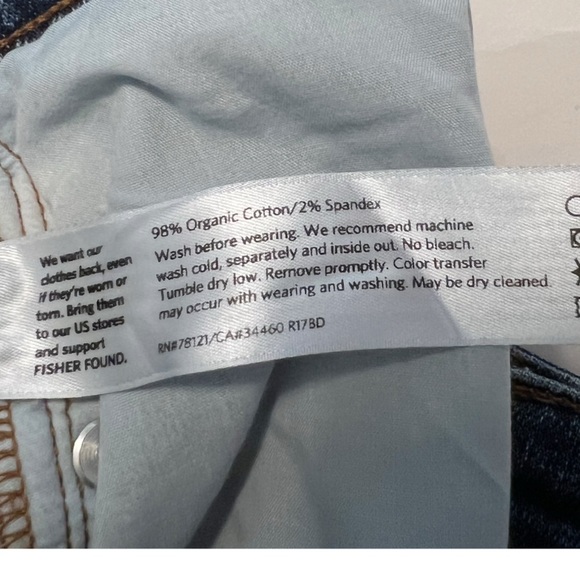 Eileen Fisher Organic Cotton Tapered Ankle Jean Size 12 - Picture 8 of 12